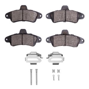 Ford Contour Brake Pads - Rear - R1 Concepts - Semi Met - `95-`00